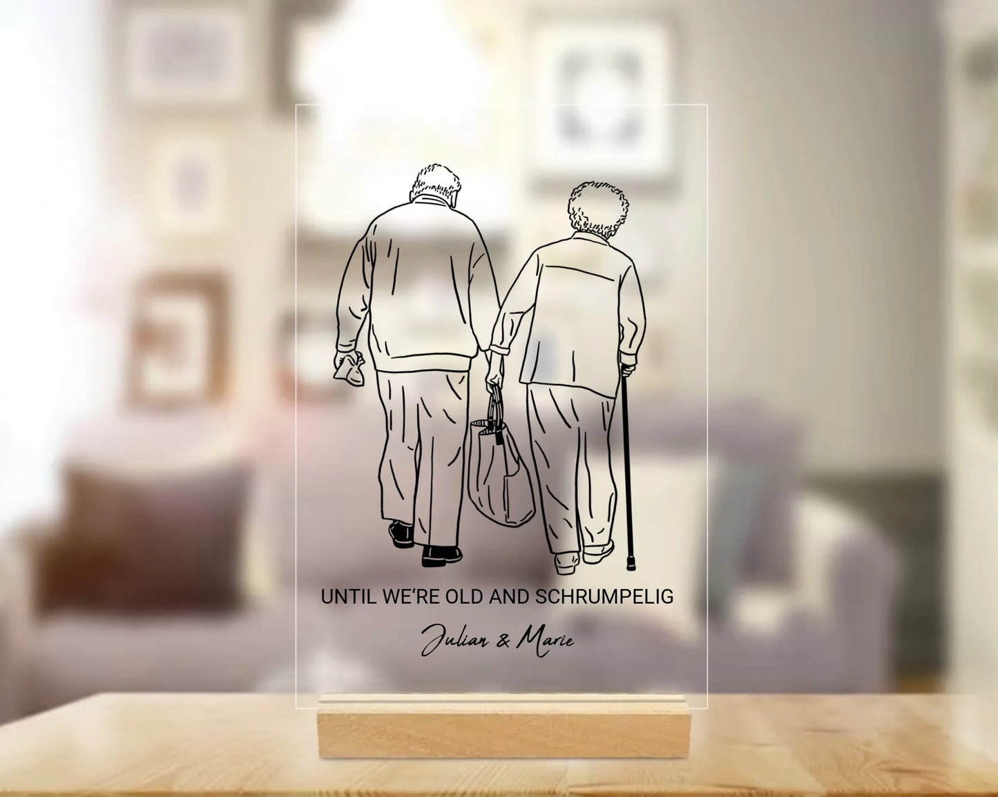 Foto Geschenk für Paare
"Old & Schrumpelig"