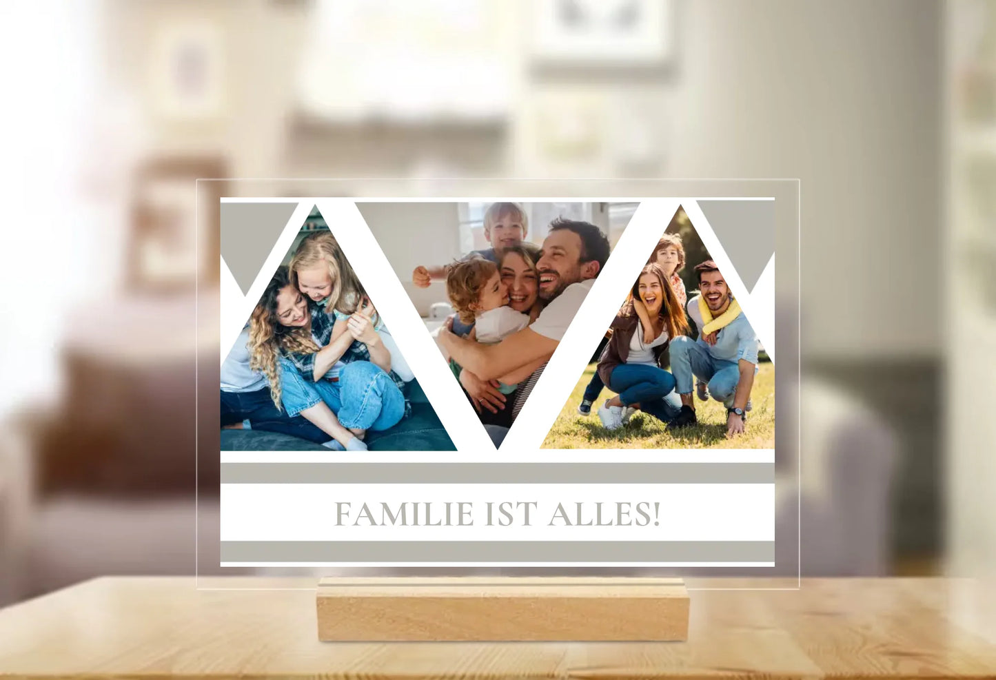 Acryl-Glas "Familie ist Alles"