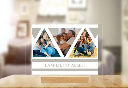 Acryl-Glas "Familie ist Alles"